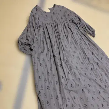 사만사 모스모스 피터 래빗 콜라보 원피스 고양이 패턴
