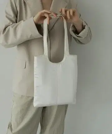 anuke satin tote bag 새틴 토트백