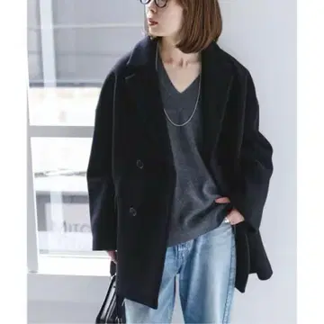 NOBLE MTR 오버 P 코트 36 블랙