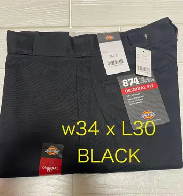dickies 874 워크 팬츠 디키즈 34 x 30 black