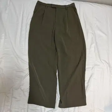 HARE 와이드 팬츠 L 사이즈 올리브 그린