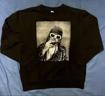 Kurt Cobain 카트 코베인 상의 긴팔 속기모 L 사이즈 블랙