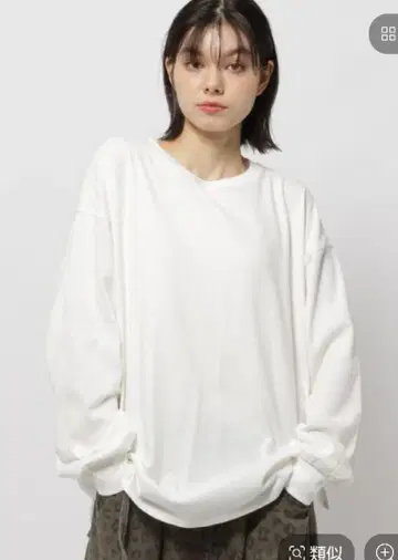 니코앤드 컬러 마이스터 롱 티셔츠 화이트