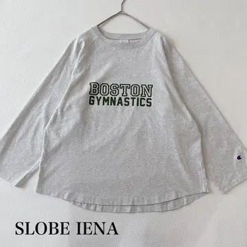 [ Champion ] SLOBE 별주 래글런 티셔츠 그레이