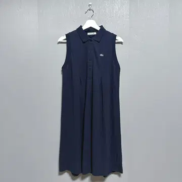 [ LACOSTE ] 라코스테 (38) 슬리브리스 원피스 튜닉 네이비