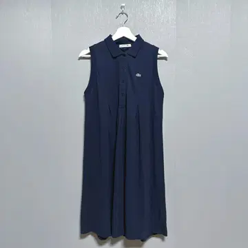 [ LACOSTE ] 라코스테 (38) 슬리브리스 원피스 튜닉 네이비