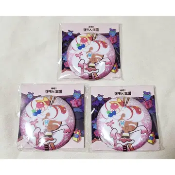 쿠키 랭킹덤 파르페맛 쿠키 캔뱃지 3개 세트