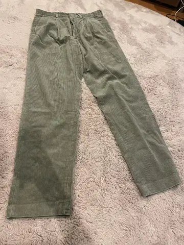 eddie bauer 굵은 폭 코듀로이 usa제 w34 화이트 택