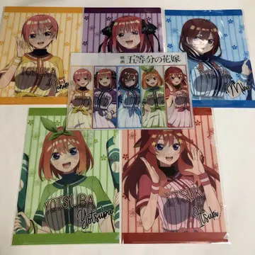 5등분의 신부 클리어 파일 스포츠호치 이치카 니노 미쿠 요츠바 이츠키