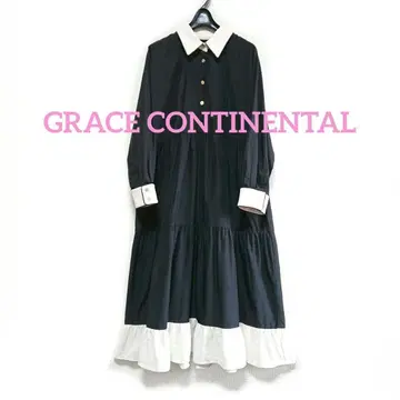 GRACE CONTINENTAL 티어드 셔츠 드레스