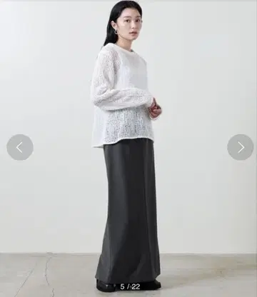MARW UNITED ARROWS 트로피컬 타이트 롱 스커트