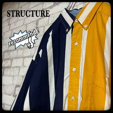 [ 빈티지 ] STRUCTURE BD 셔츠 코튼 100% 90s
