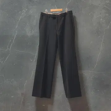 70s 프랑스제 ECLAIR 지퍼 플레어 슬랙스 유로 빈티지 브라운