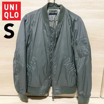 UNIQLO MA-1 아우터 올리브 카키 남성용 S 사이즈