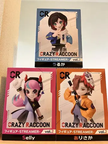 Crazy Raccoon 피규어 vol.2 전종 세트+덤
