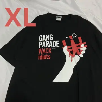 GANG PARADE T셔츠 WACK idiots 블랙 XL
