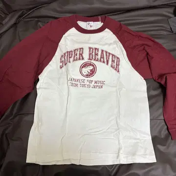 SUPER BEAVER 긴팔 래글런 T셔츠