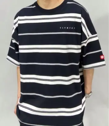 ELEMENT ELEMENT/엘리먼트 빅 실루엣 보더 T셔츠