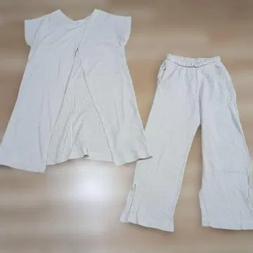 라이트 그레이 셋업 팬츠