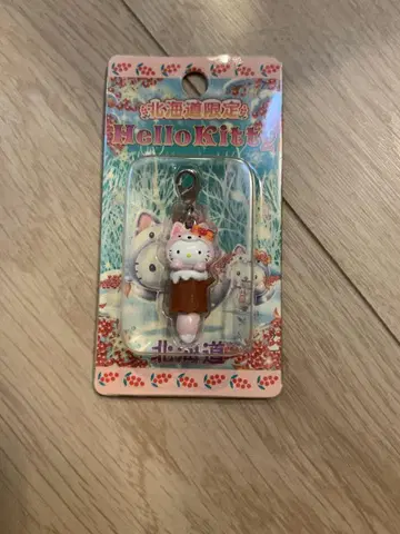 지역 한정 키티 홋카이도 한정 홋카이도 자연 동물 여우 지퍼 마스코트