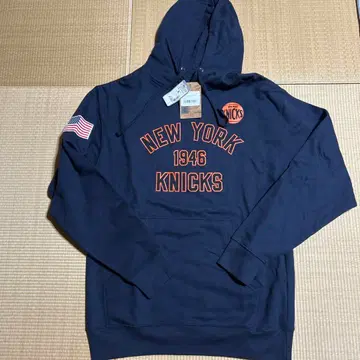 뉴욕 닉스 풀오버 후디 M 네이비