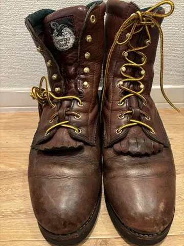 70s 리얼 빈티지 Georgia boot 로거 부츠