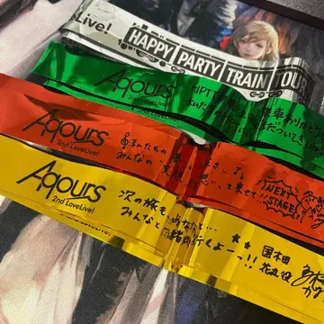 Aqours 2nd 라이브 은색 테이프