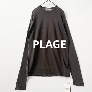 플라주 plage 울 혼방 니트 브라운