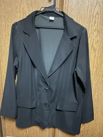 블랙 테일러드 자켓