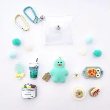 가챠  파우치용 & 부품 묶음 판매 DEAN&DELUCA mojojo