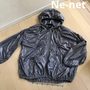 Ne-net 네넷 겉옷 점퍼 LL 바스락 실버 빅사이즈