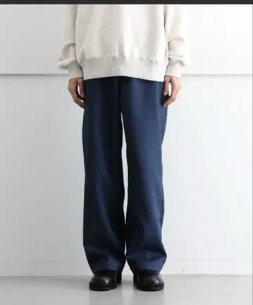 order 네이비 루즈 슬랙스