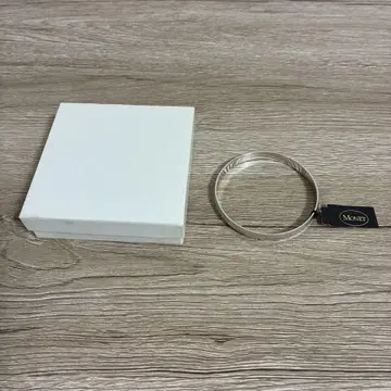 Monet 모네 실버 뱅글 톱니 무늬