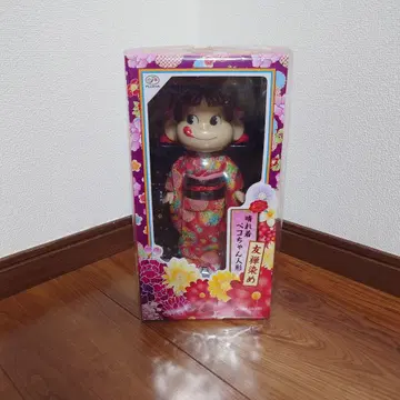 기모노 페코짱 인형 유젠염색 미개봉