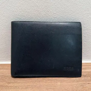 새상품급 BREE 브리 이단 접이식 지갑 블랙