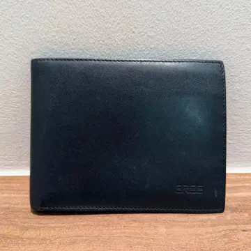 새상품급 BREE 브리 이단 접이식 지갑 블랙