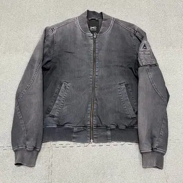900 DENHAM APEX BOMBER Washed Black Sz S