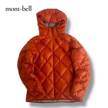 mont-bell 오렌지 퀼팅 다운 자켓 S 사이즈