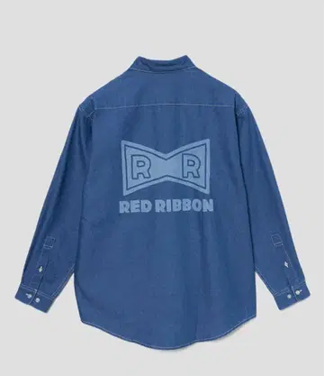 그라니프 x 드래곤볼 RED RIBBON 데님 셔츠 긴팔