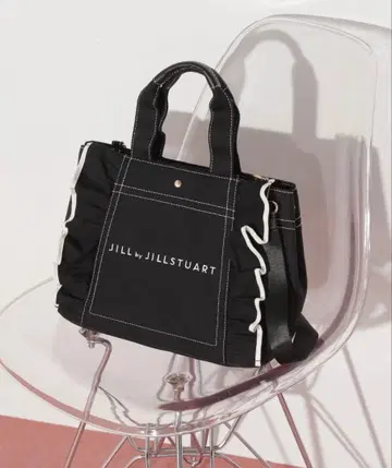 JILL by JILLSTUART 프릴 토트 대 블랙