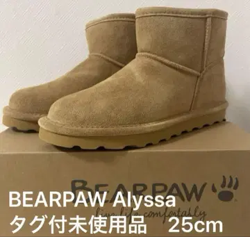 [미사용] 베어파우 BEARPAW 통굽 어그 부츠 알리사 25cm