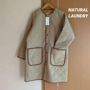 NATURAL LAUNDRY 타프타 노카라 미들 코트