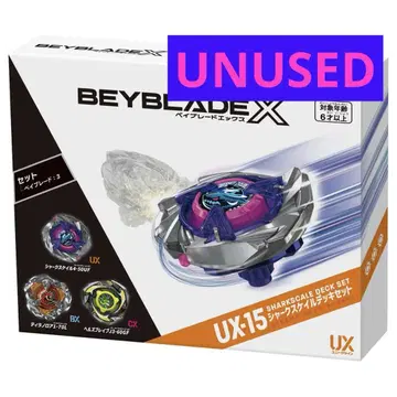 새상품 미사용 베이블레이드X UX-15 샤크스케일 4-50UF