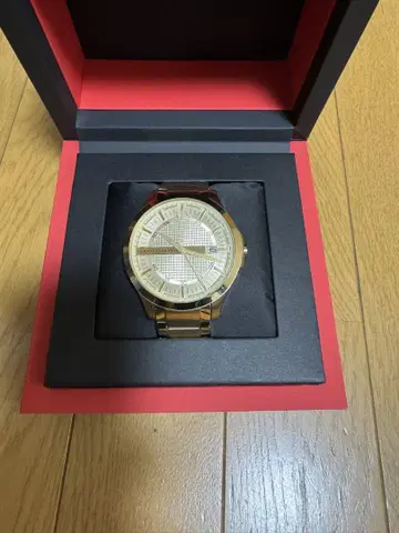 AX 골드 남성용 손목시계
