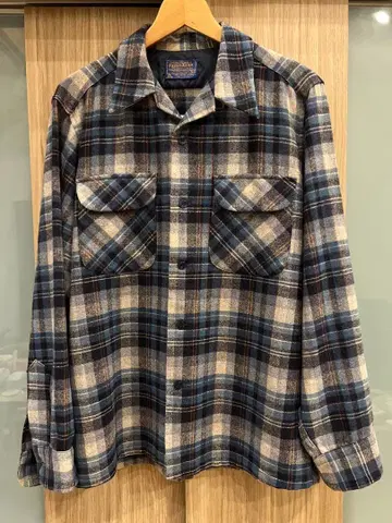 데드스탁 Pendleton 오픈 카라 보드 셔츠 펜들턴 체크 셔츠