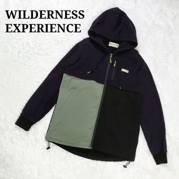 WILDERNESS EXPERIENCE 절개 집업 후드티