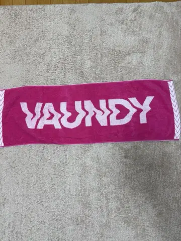 Vaundy 핑크 로고 타월
