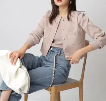 새상품급 Rirandture 리랜드트루 펄 자켓 가디건