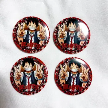 루피 도쿄 원피스 타워 4주년 한정판 캔뱃지 ONE PIECE 세트