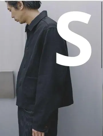 LINEN CROPPED CHORE JACKET